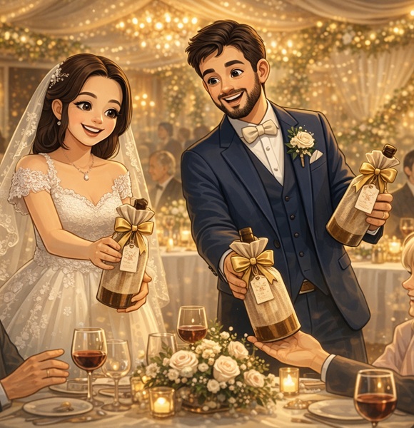 Iuli et José à leur mariage : des attentions particulières